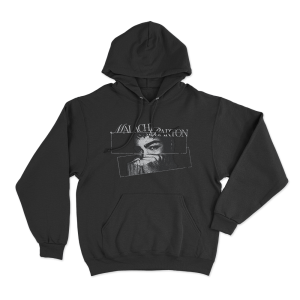 Malachi Barton Portrait Unisex Hoodie Black