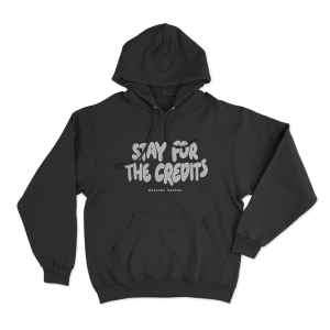 Malachi Barton Stay For The Credits Unisex Hoodie Black
